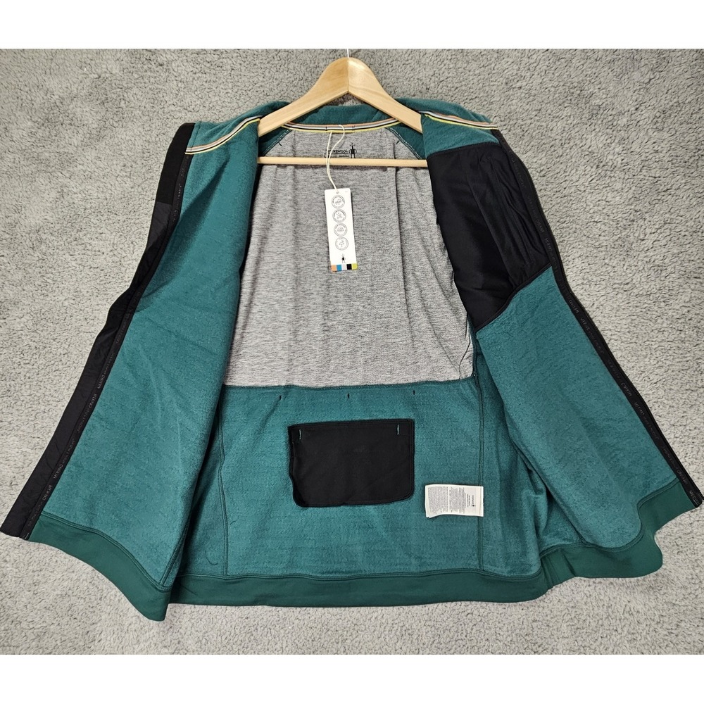 SmartWool Smartloft Wind Vest Men's Merino Wool Blend Vest Evergreen L - Picture 5 of 16